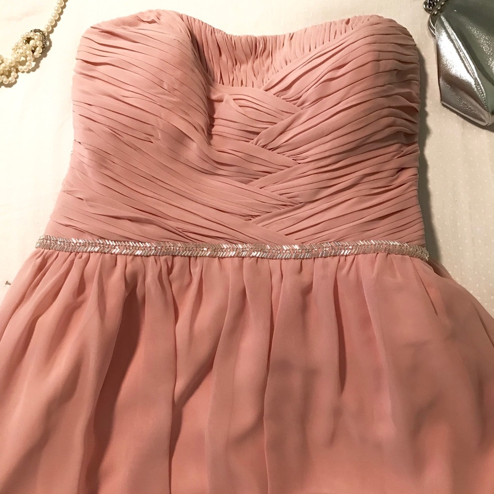 💕Strapless antique rose maxi dress 💋